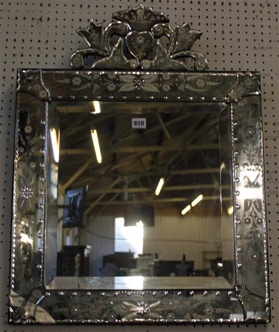 Venetian style wall mirror